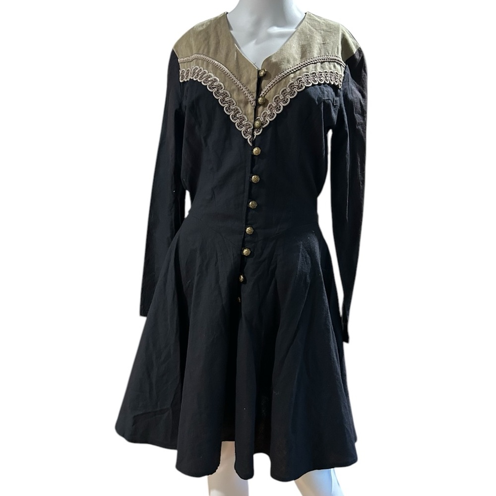 Lilia Smitty Vintage Western Dress Sz Small 9/10 Cowgirl Rodeo